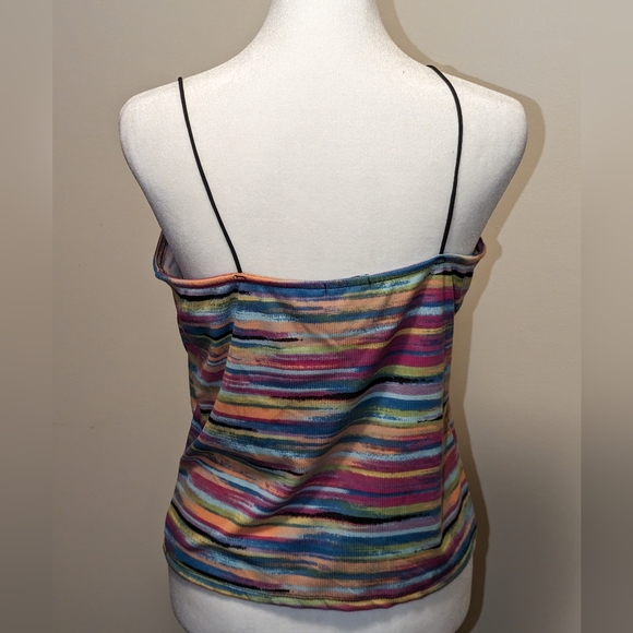 💲Space Dye Skimmer Bungee Strap Tank Top - NWT Sizes XS, M, L, XL - Picture 4 of 8